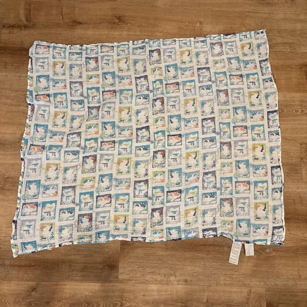 Aden & Anais Disney Baby Jungle Book Cotton Newborn Nursery Receiving Blanket
